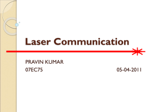 Laser Communication - 123SeminarsOnly.com