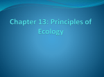 Chapter 13: Principles of Ecology