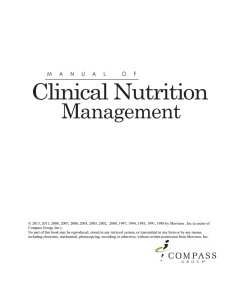Manual of Clinical Nutrition
