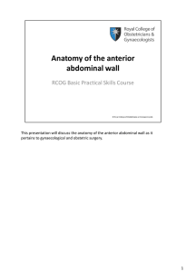 This presentation will discuss the anatomy of the anterior