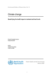 Climate change : quantifying the health impact at national