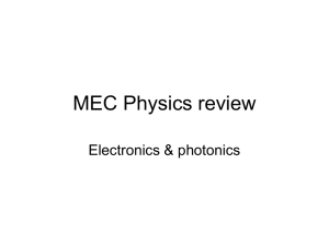 MEC Revision Electronics Photonics