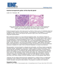 Pathology Clinic Dyshormonogenetic goiter of the thyroid gland
