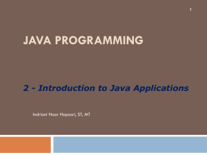 Java Programming