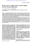 Serum `uracil + uridine` - Journal of Clinical Pathology