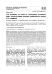 The feasibility of Index of Orthodontic Treatment Need (IOTN) in