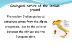 Natura Geologica del territorio italiano