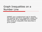 Graph Inequalities on a Number Line