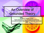 An Introduction to Grounded Theory