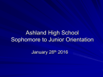 Semester Courses - Ashland High School Guidance