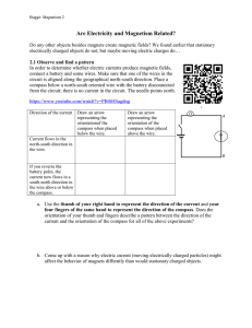 Are Electricity and Magnetism Related?