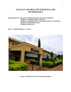 COURSE DESCRIPTION - University Of Nigeria Nsukka