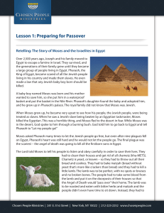 Retelling: The Story of Moses and the Israelites in Egypt