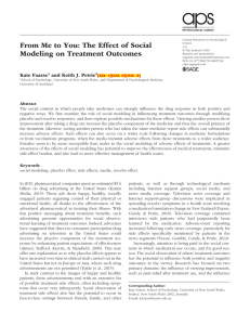 From Me to You: The Effect of Social Modeling on Treatment Outcomes