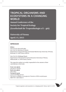 pdf document, 1.67 mb - Society for Tropical Ecology
