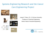 Systems Engineering Research and the Cancer Care