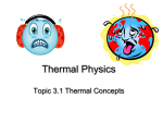 3.1 Thermal concepts (PPT)