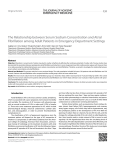 The Relationship between Serum Sodium Concentration and Atrial