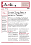Impact of climate change on Least Developed Countries