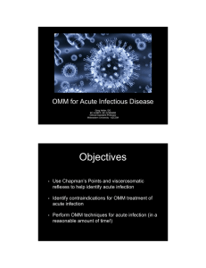 OMM: Acute Infectious Disease - Arizona Osteopathic Medical