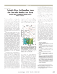 Periodic Slow Earthquakes from the Cascadia Subduction Zone