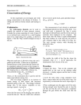 Conservation of Energy