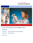 Cases: Costs of Alternative Pain Management Paths