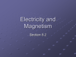 Electricity and Magnetism