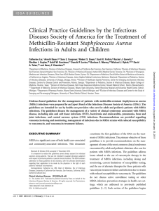 Clinical Practice Guidelines by the Infectious Diseases Society of
