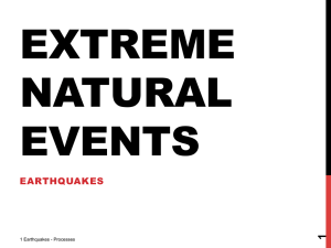 1 Earthquakes Processes