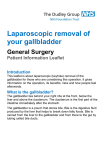 Laparoscopic removal of your gallbladder