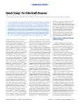 Climate Change: The Public Health Response