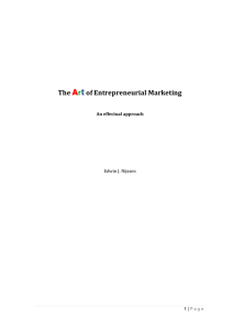 The Art of Entrepreneurial Marketing