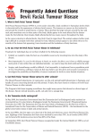 FAQs Devil Facial Tumour Disease.indd