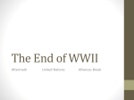 The End of WWII