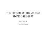 THE HISTORY OF THE UNITED STATES 1492-1877