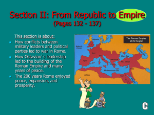 Page C (Section II): From Republic to Empire