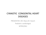 cyanotic congenital heart diseases