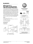 NLAS52231 Ultra-Low 0.4 W Dual SPDT Analog Switch with