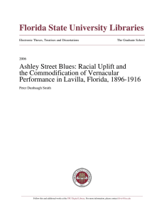 Ashley Street Blues: Racial Uplift and the