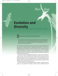 Evolution and Diversity