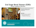 End Stage Renal Disease - Carolinas HealthCare System