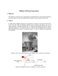 PHYS-102 LAB 2 Millikan Oil Drop Experiment