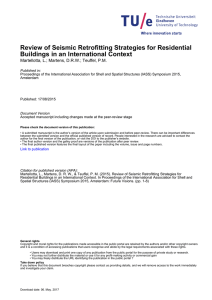 Review of Seismic Retrofitting Strategies for Residential Buildings in