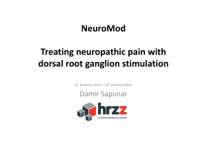 NeuroMod Treating neuropathic pain with dorsal root ganglion