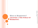 What is Marketing