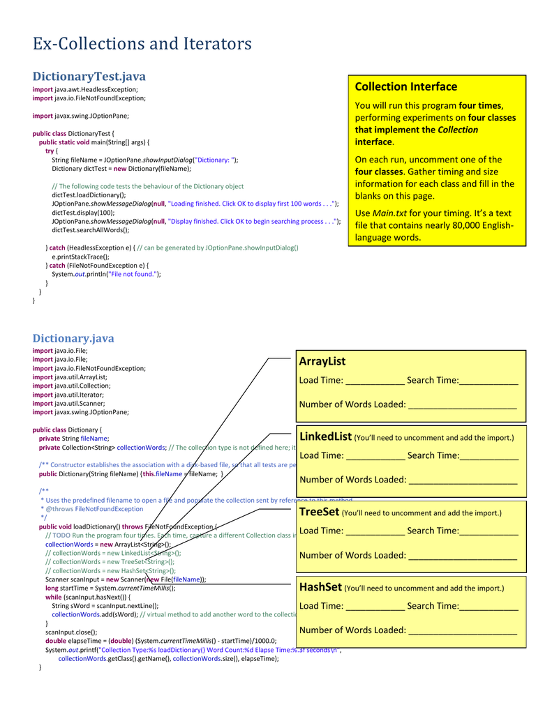 Ex Collection Iterator