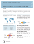 NIAID International Research Activities FY 2015