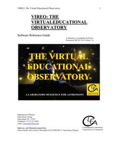 Vireo Manual - Gettysburg College