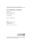 On the Multivariate t Distribution, Report no. LiTH-ISY-R-3059